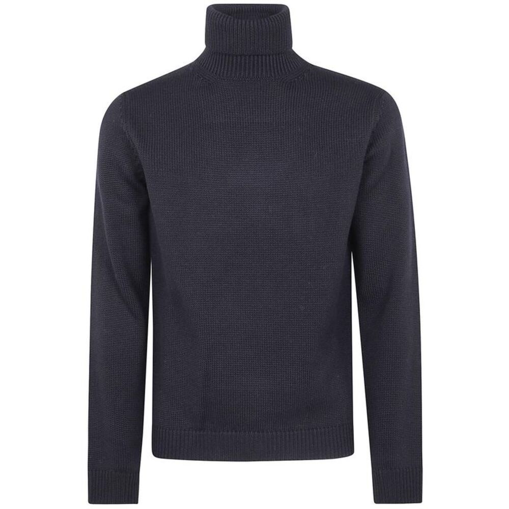 NUUR Men's Ribbed Knit Turtleneck Sweater Men BLACK Sweaters & Cardigans